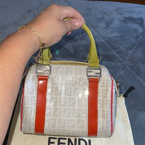 RARE FIND FENDI multicolored mini speedy hand bag pristine condition - Picture 8 of 14